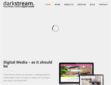 Tablet Screenshot of darkstreamstudios.com